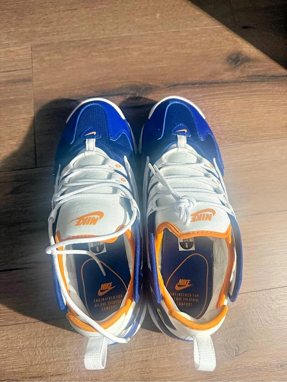 Nike Zoom 2K 'Royal Orange' Blue & White Sneakers
